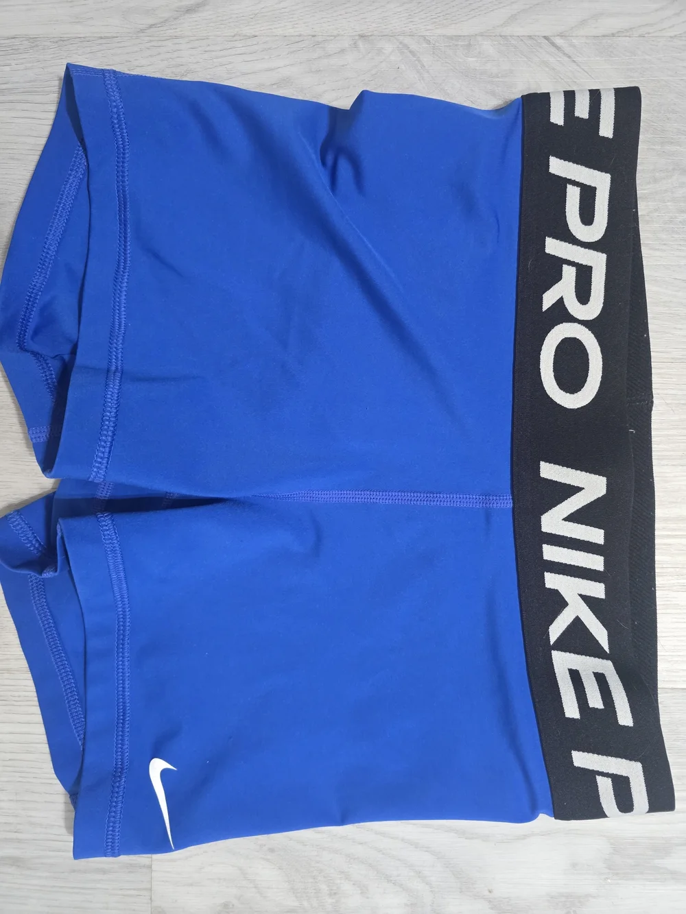 Nike Royal Blue Athletic Shorts with Black Branded Waistband